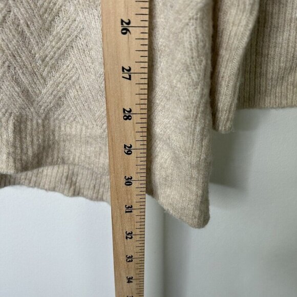 Chicos Tunic Sweater Womens Size 3 US 16 XL Beige Oatmeal Soft Knit - Picture 6 of 9